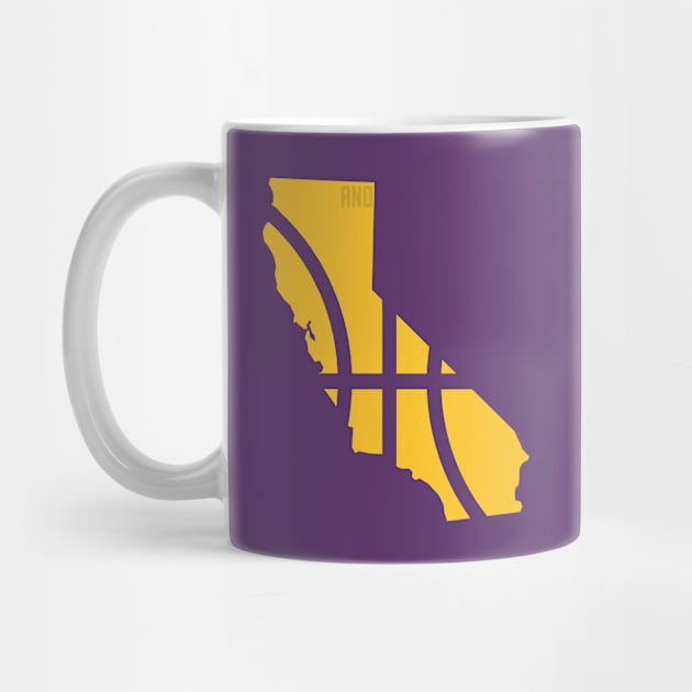Lakers Basketball by And1Designs
